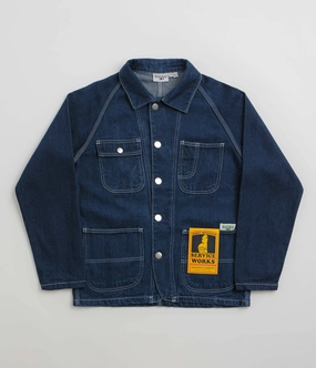 Service Works Denim 2.0 Coverall Jacket - One Wash Soft Interior doctors