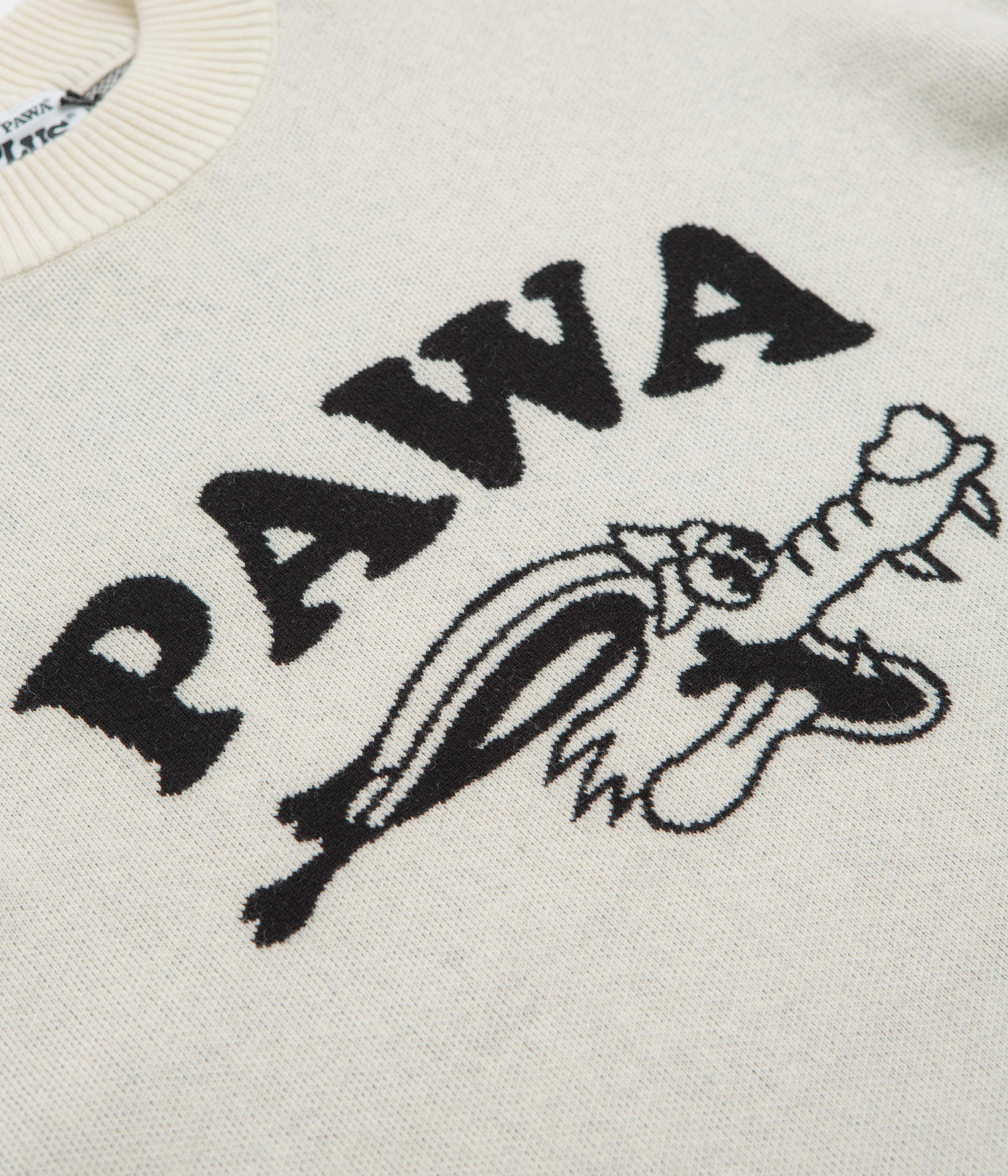Team Pride Pawa Speed Sports Doggo Knit Sweatshirt - Cream
