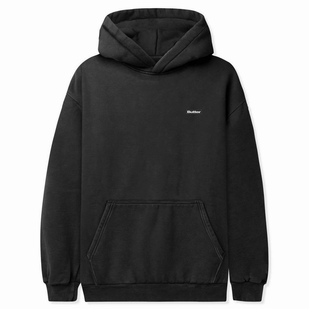 Chill Vibe Butter Goods - Basic Hoodie Washed Black