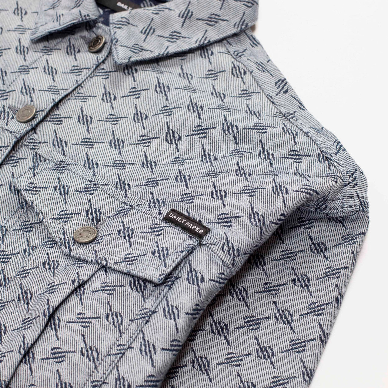 Wmns Avery Denim Jacket Zip Front Mascara