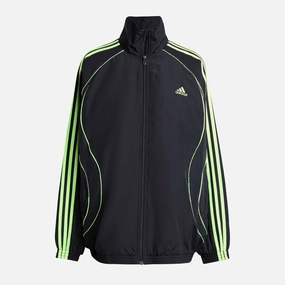 Wmns Teamgeist Adicolor Woven Track Top Wind Friendly Layered Collar Design