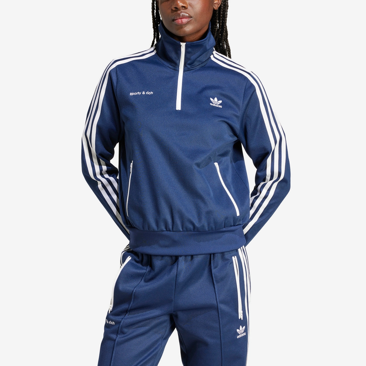 Leather Wmns Track Top x Sporty & Rich