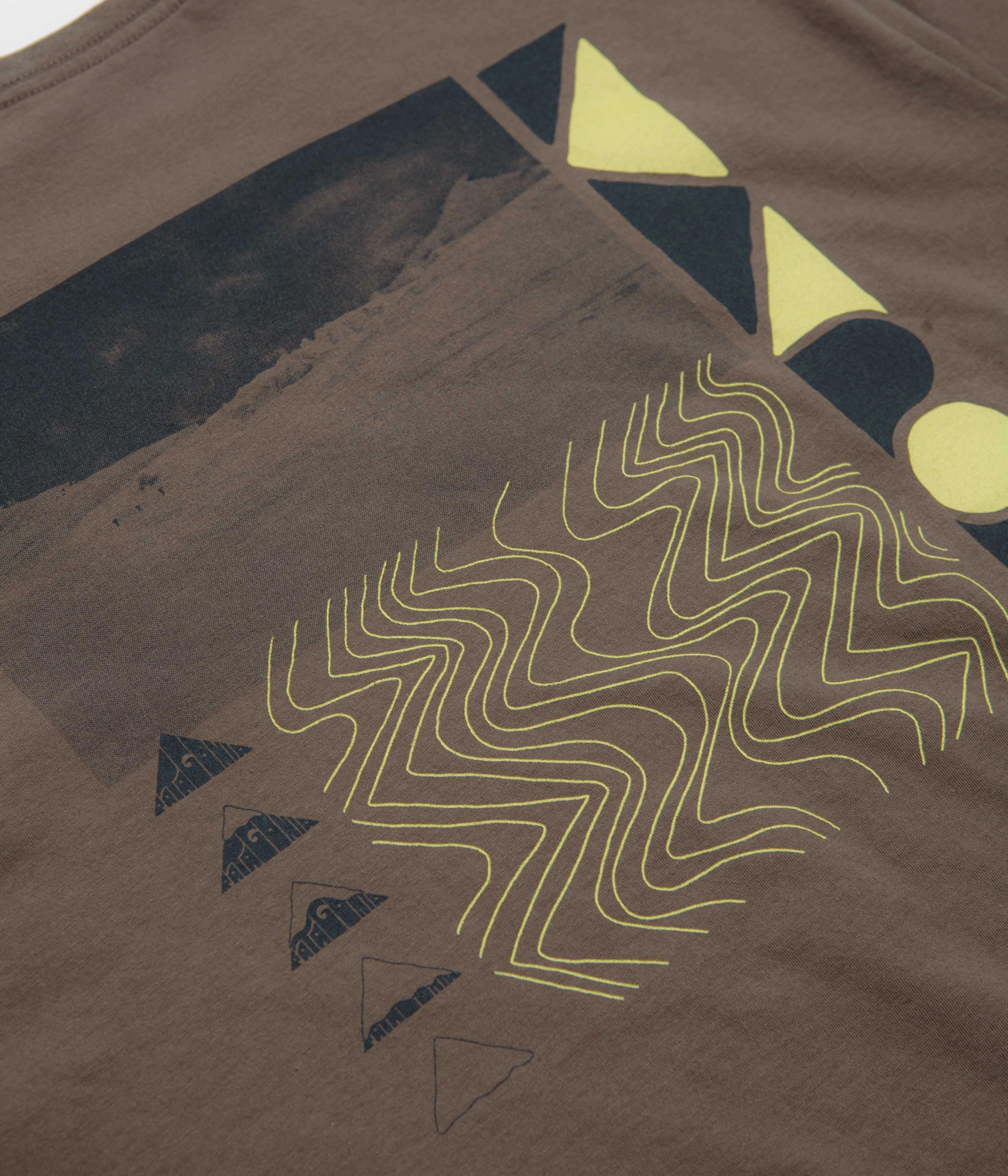 Patagonia Driftways Organic T-Shirt - Marlow Brown Dinner