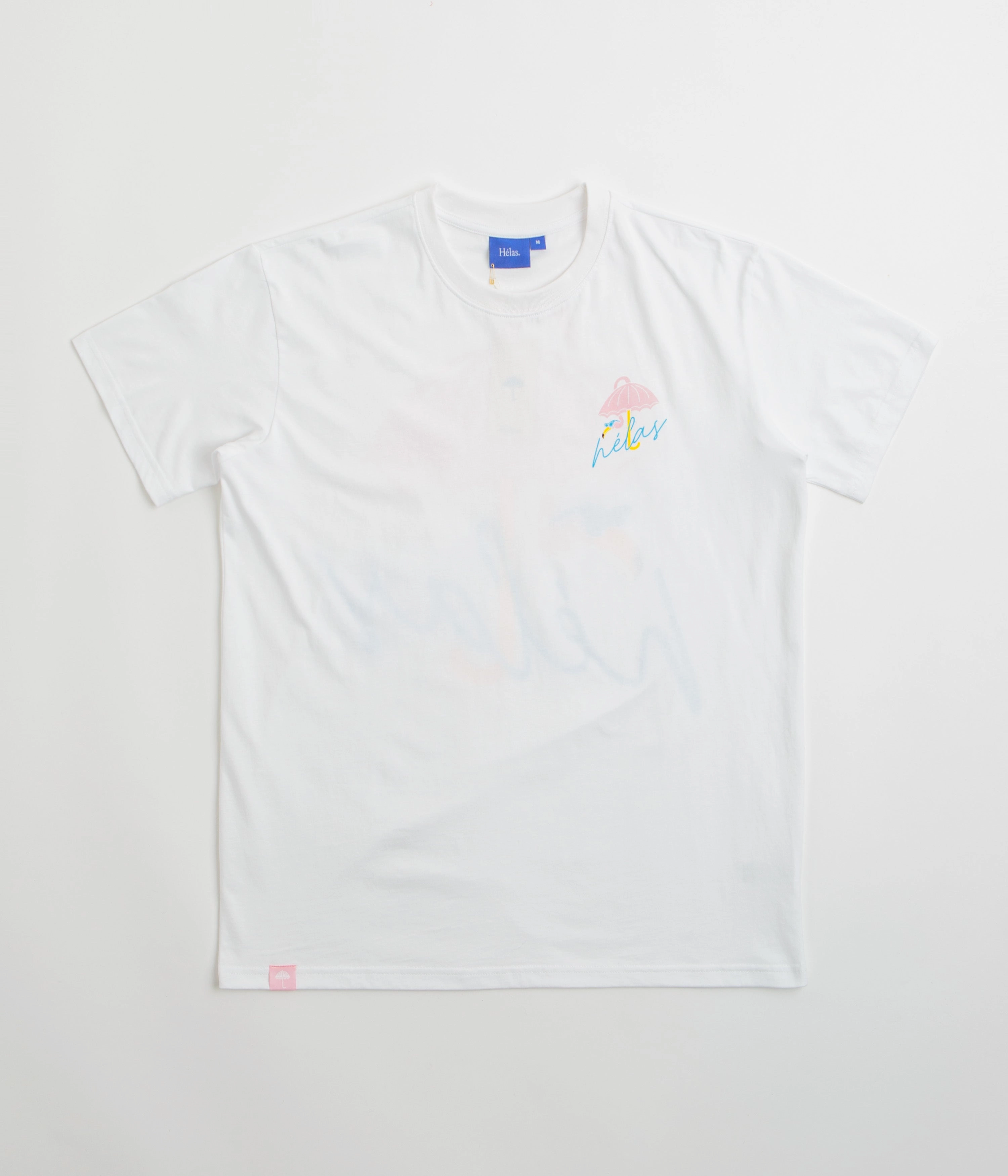 Helas Flamingo T-Shirt - White Belts Neutral Colors