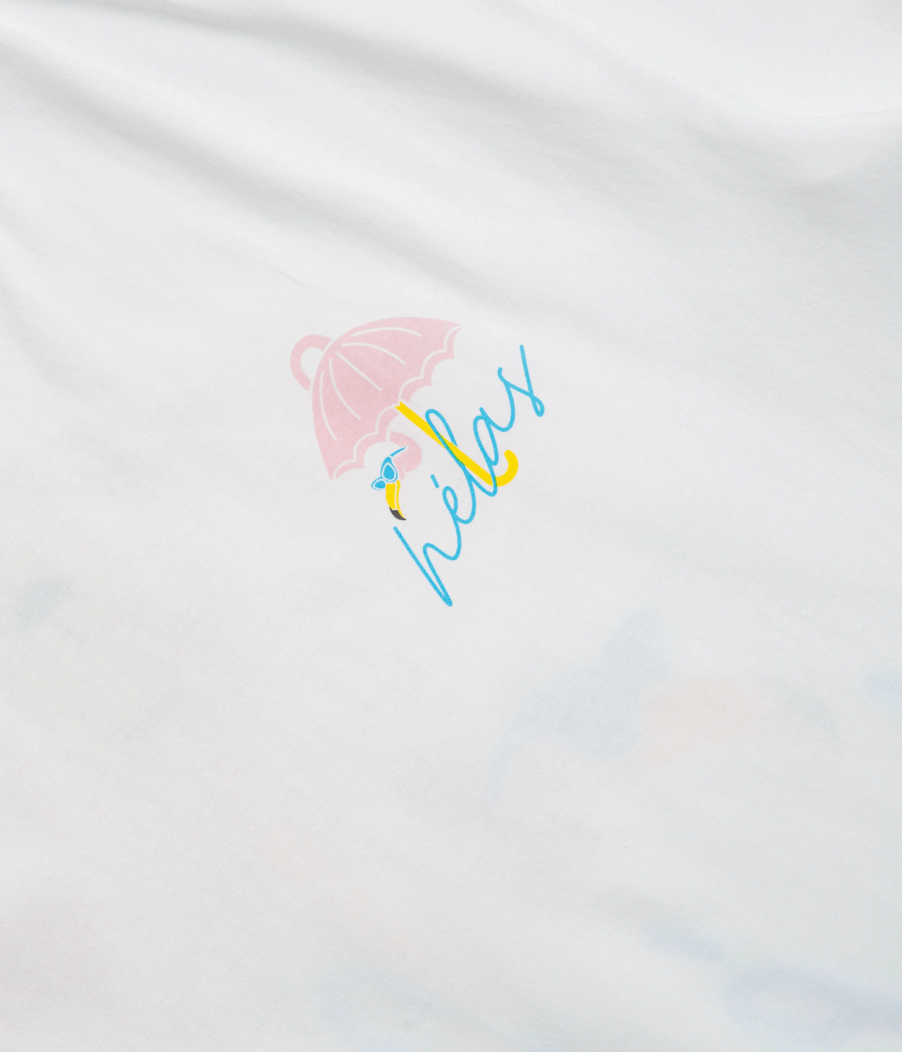 Anti-pilling Helas Flamingo T-Shirt - White