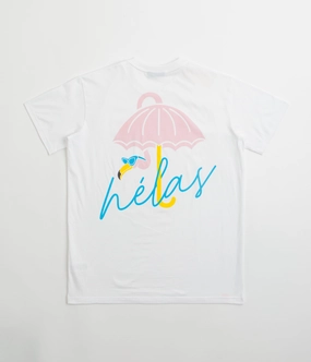 Helas Flamingo T-Shirt - White shirt silhouette