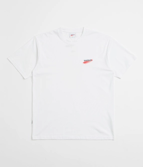 Pasteelo Embroidered O.G. T-Shirt - White Functional metallic hem