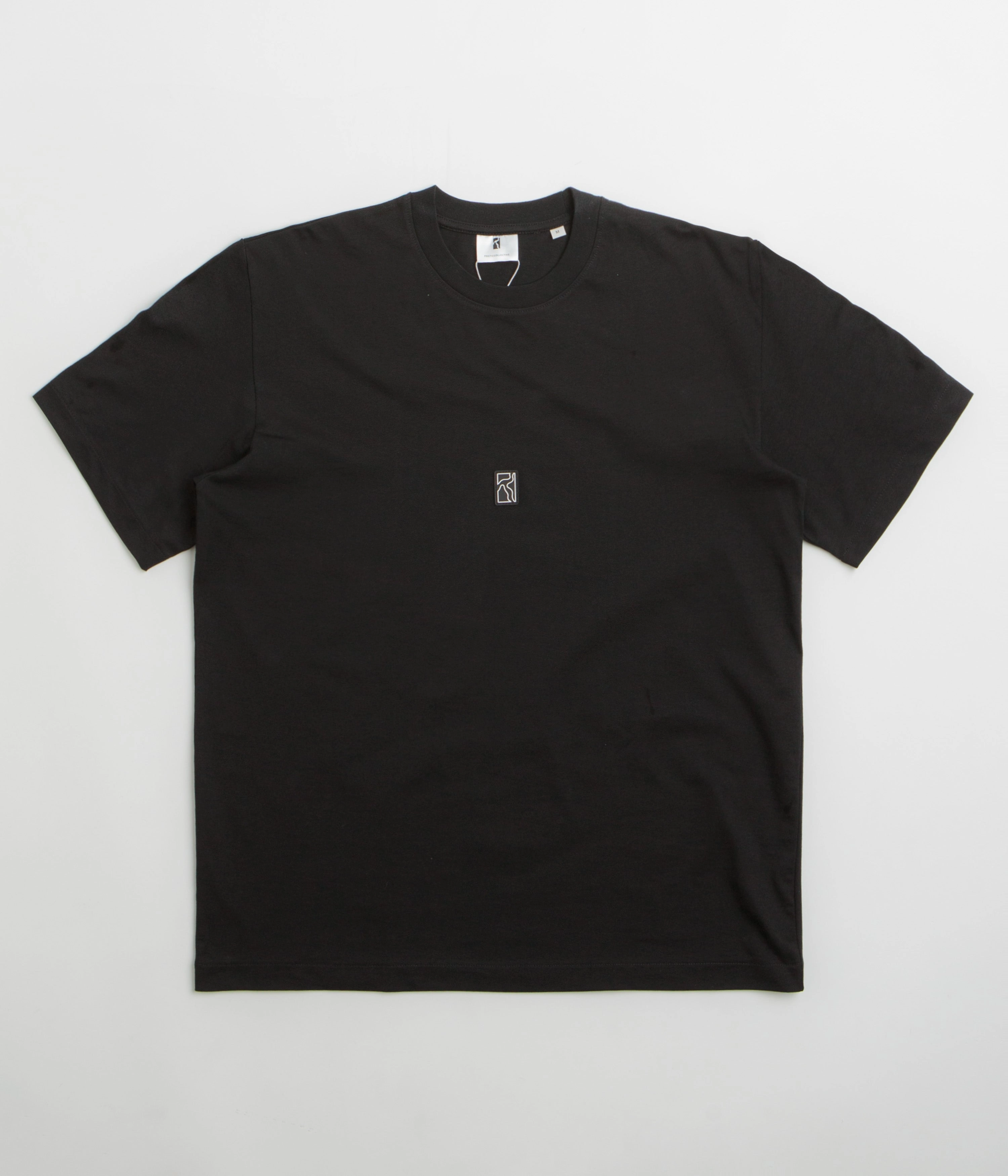 Coffee Shop Poetic Collective Rubber Patch T-Shirt - Black
