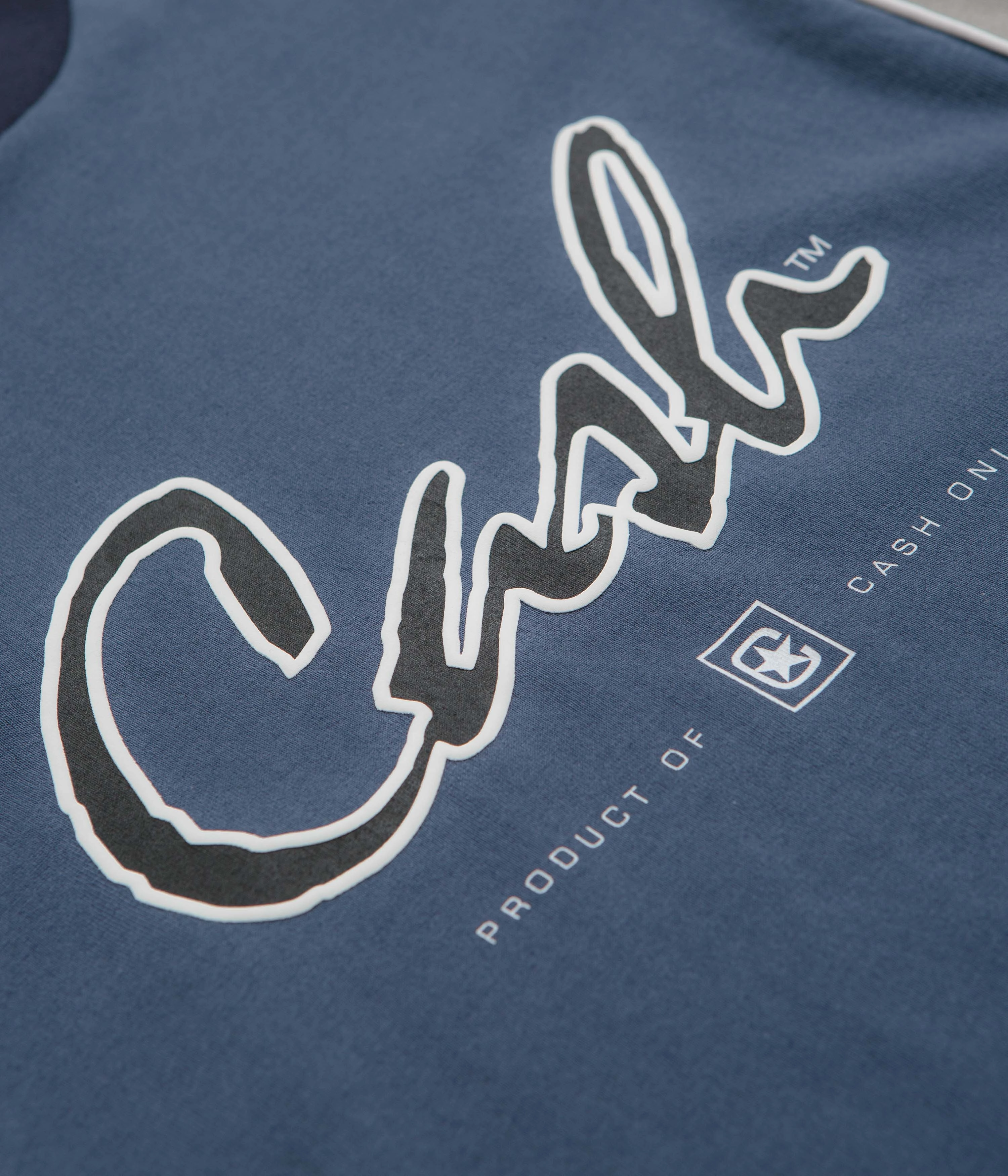 fringe bowling event Cash Only Pier T-Shirt - Denim