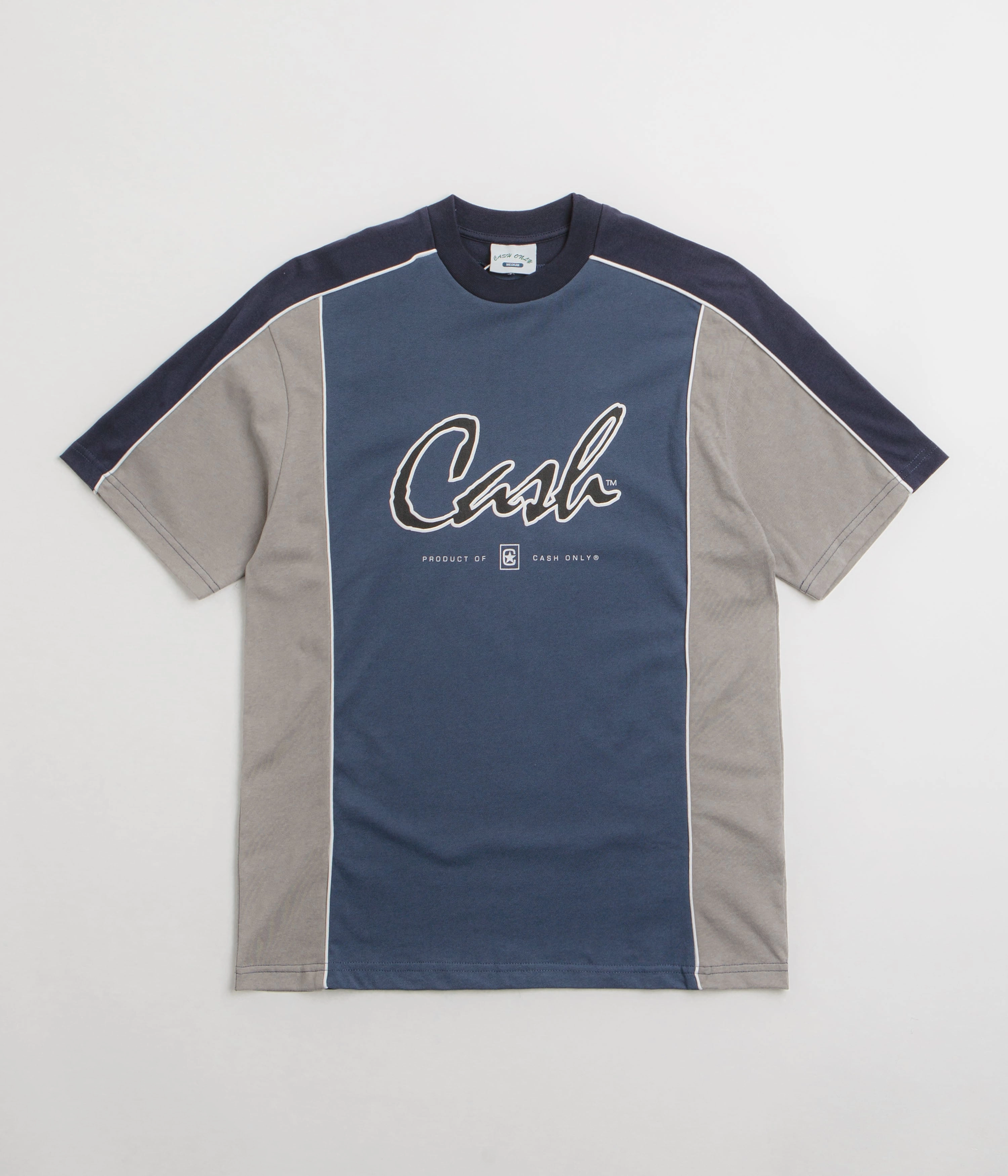 beach venue beaded hem Cash Only Pier T-Shirt - Denim