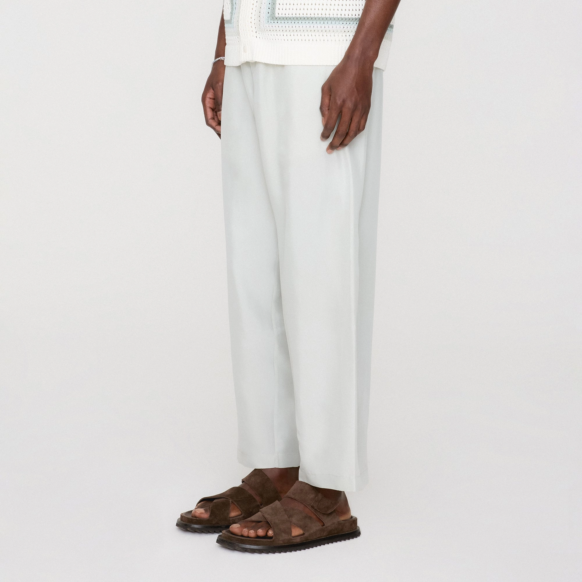 NonRestrictiveFit &Kin Silk Habotai Grayson Pant - Palais
