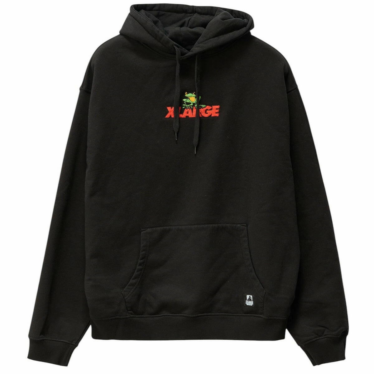 Cozy Energy Modern Silhouette XLarge - Frog Hoodie Pigment Black