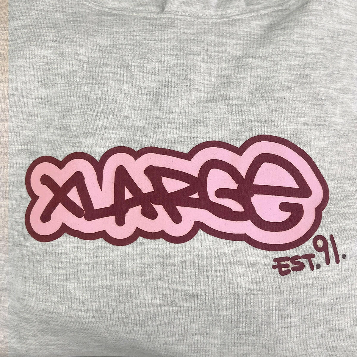 XLarge - Tag Hoodie Snow Marle Color Variety