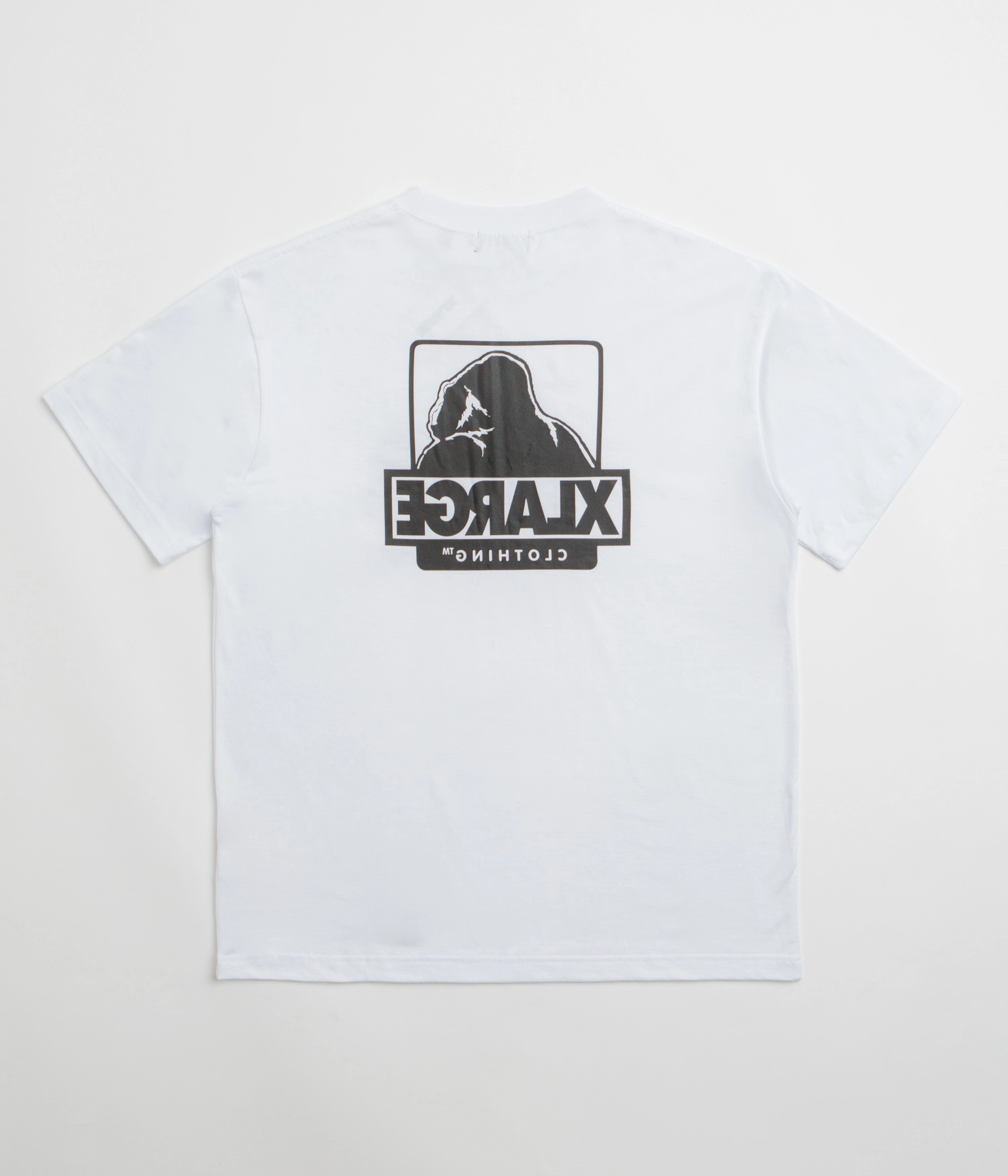 XLarge Backside OG T-Shirt - White / White Easy to move in