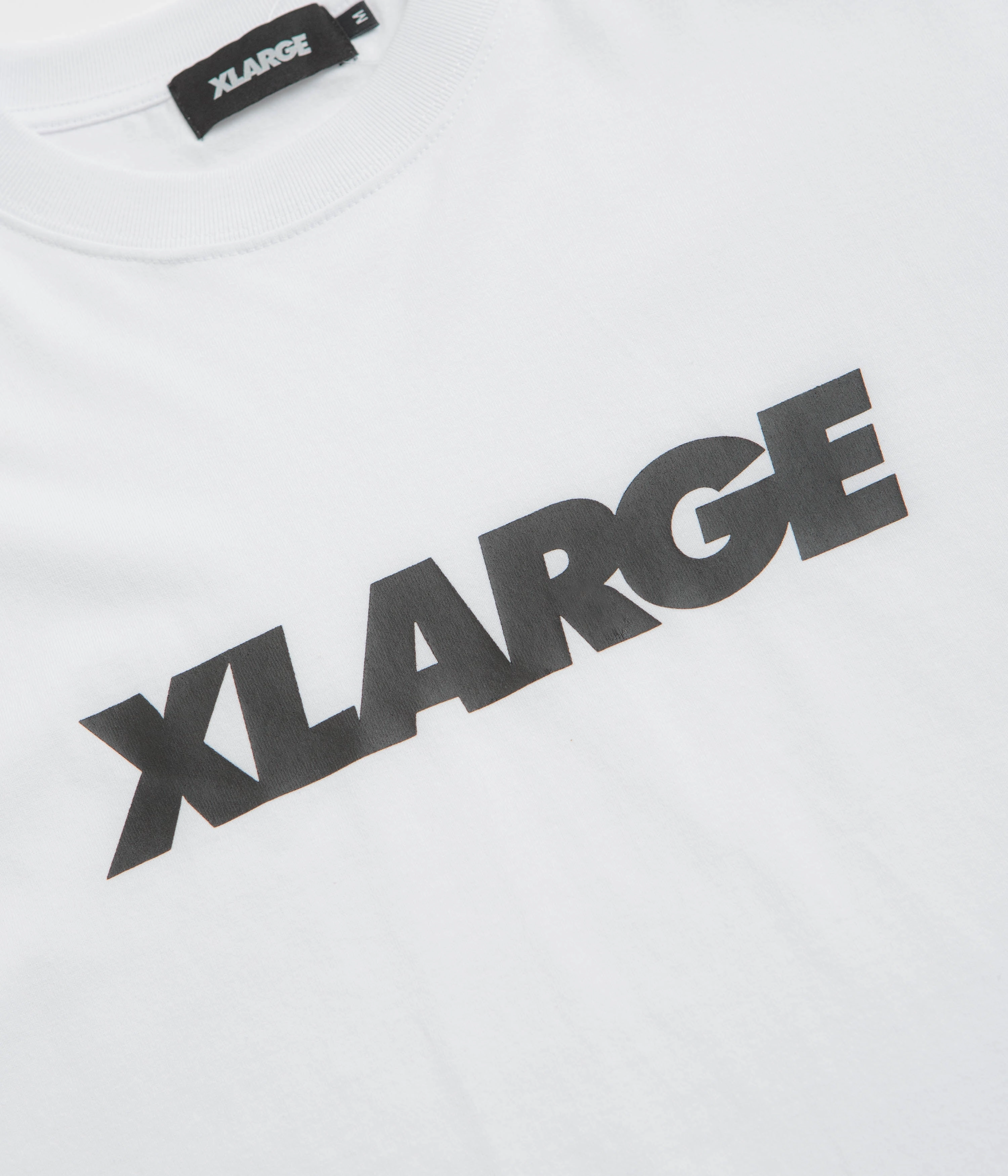 XLarge Standard Logo T-Shirt - White sheath silhouette Yoga retreat