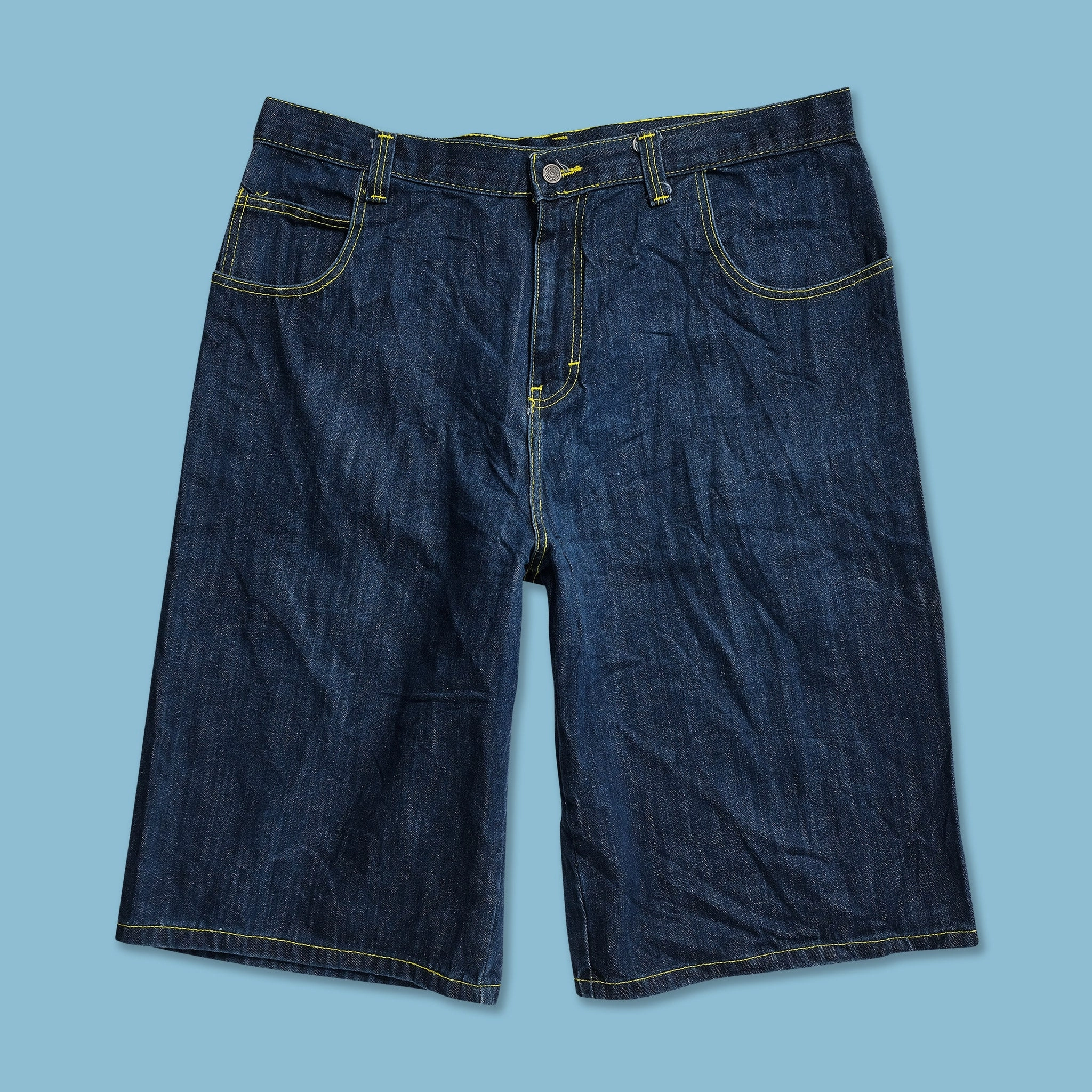 Minimalist Look Timeless Style Y2K Baggy Jorts W40