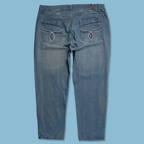 Smart Motion Erasable Logo Patch Y2K Baggy Pants 44x34