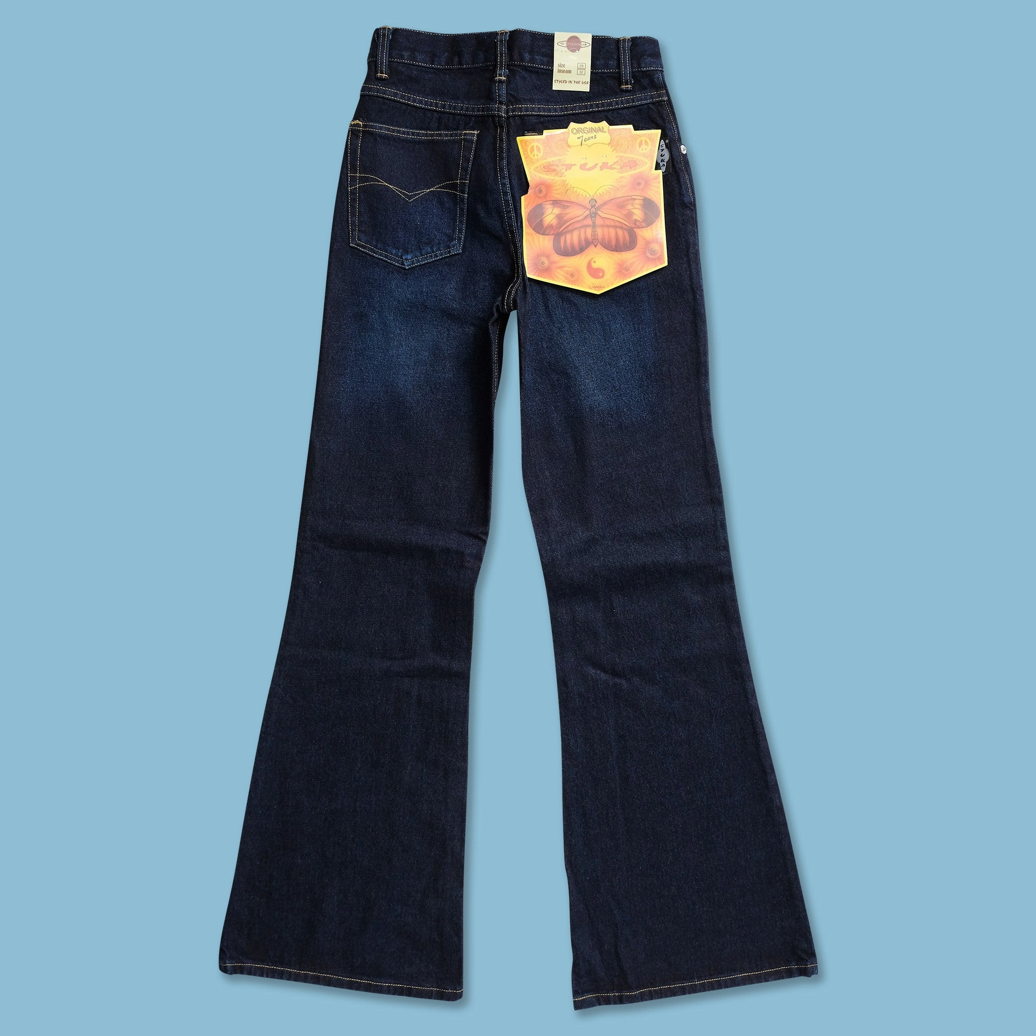 ResilientElasticBand Y2K Bootcut Denim Pants