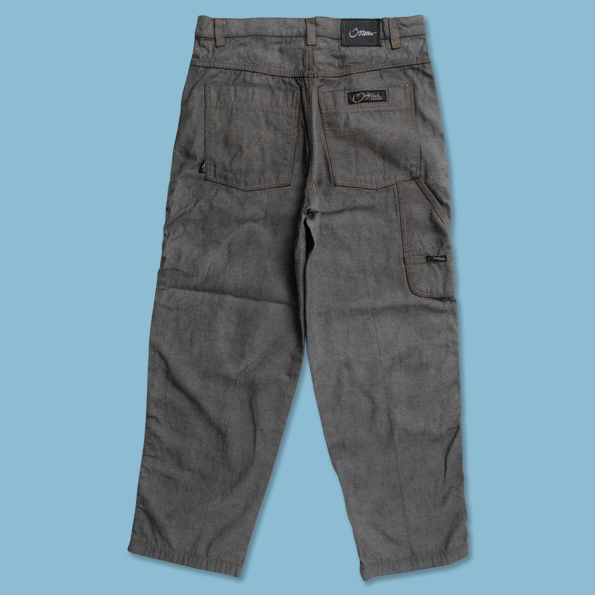 Seamless Technology Y2K Brooklyn Express Baggy Pants 36x32