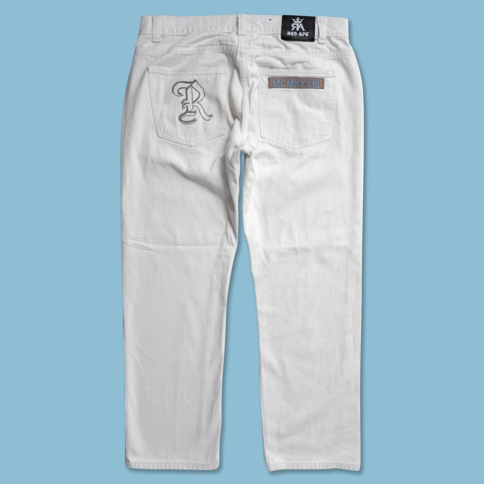 Neutral Look Sleek lines Y2K Denim Pants 34x30