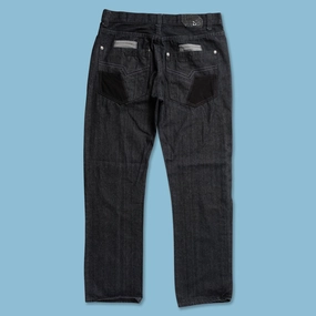 Durable Hemming Y2K Denim Pants 34x30