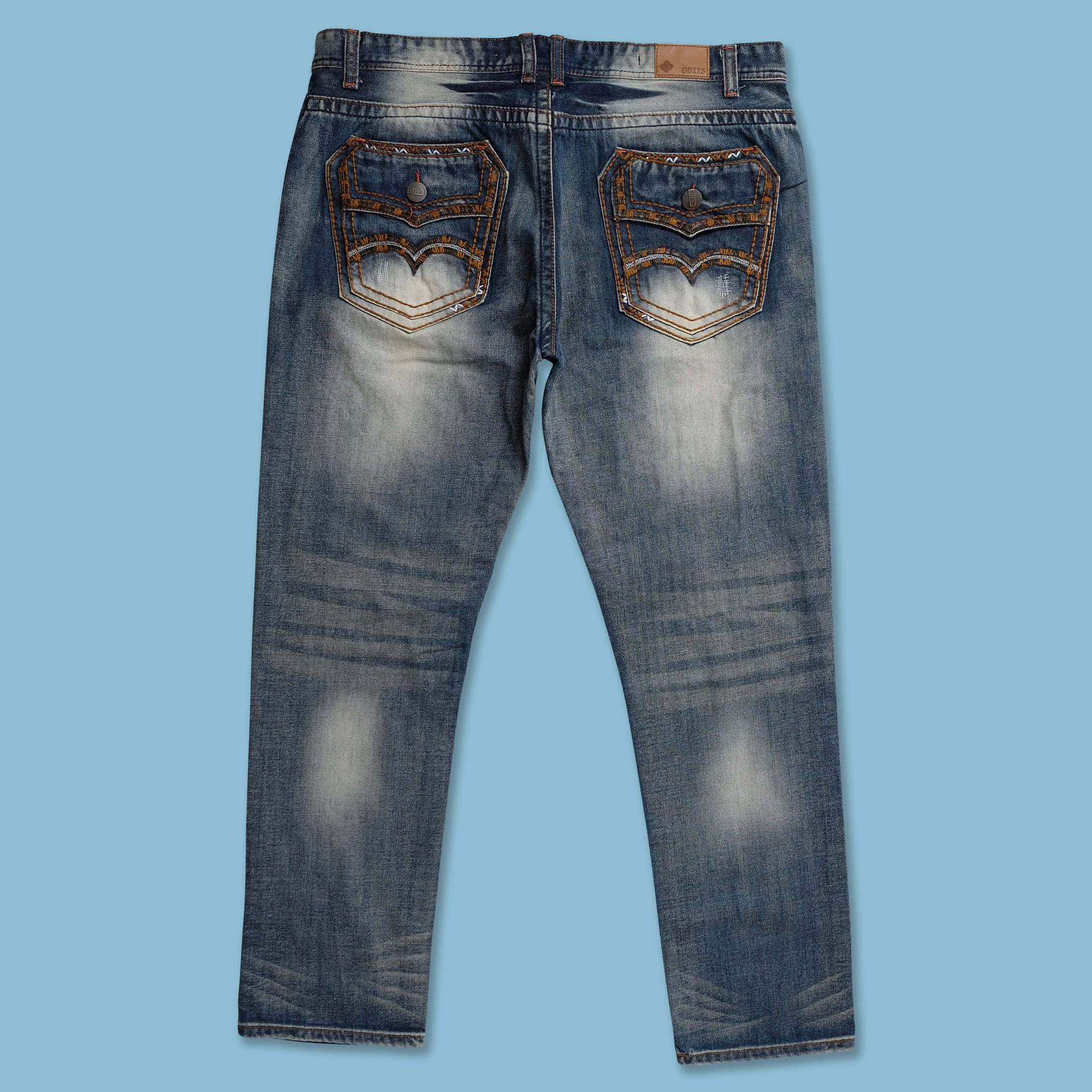 Y2K Denim Pants 40x32 Modern Relaxed
