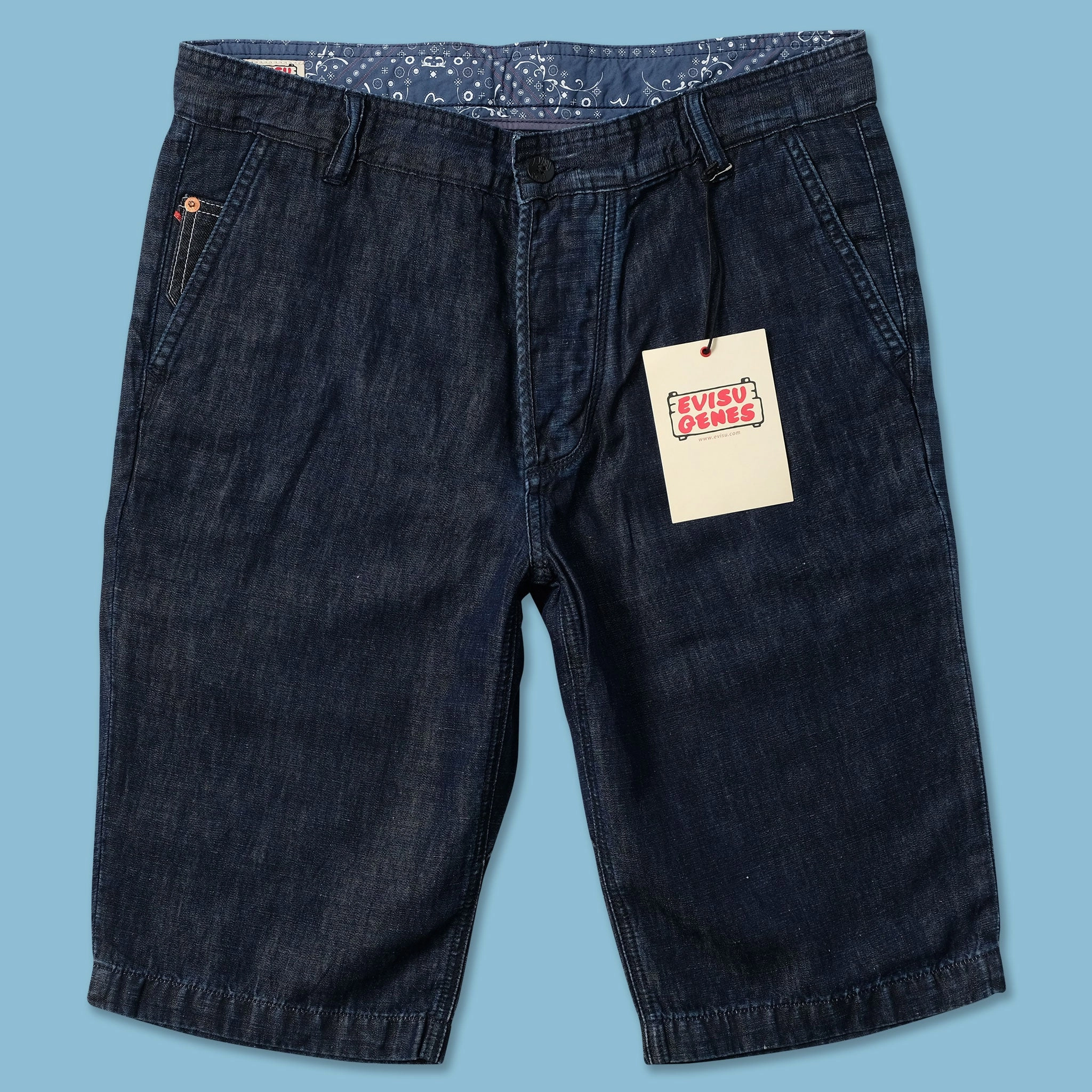Flexible Motion Y2K Evisu Denim Shorts W32