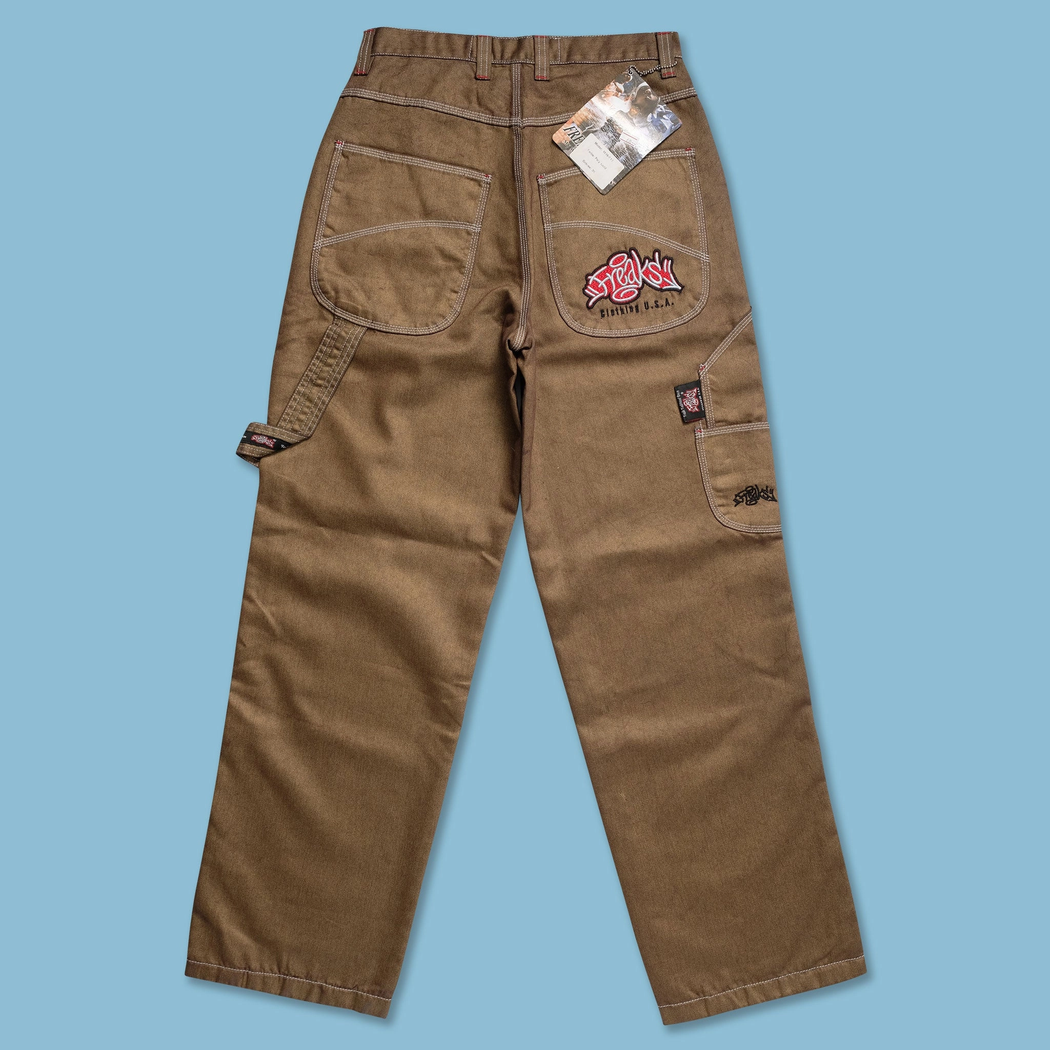 Quick Wear Cozy Casual Y2K Freaks Baggy Pants 30x32