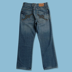 Sleek Cut Soft Material Y2K Rocwear Baggy Pants