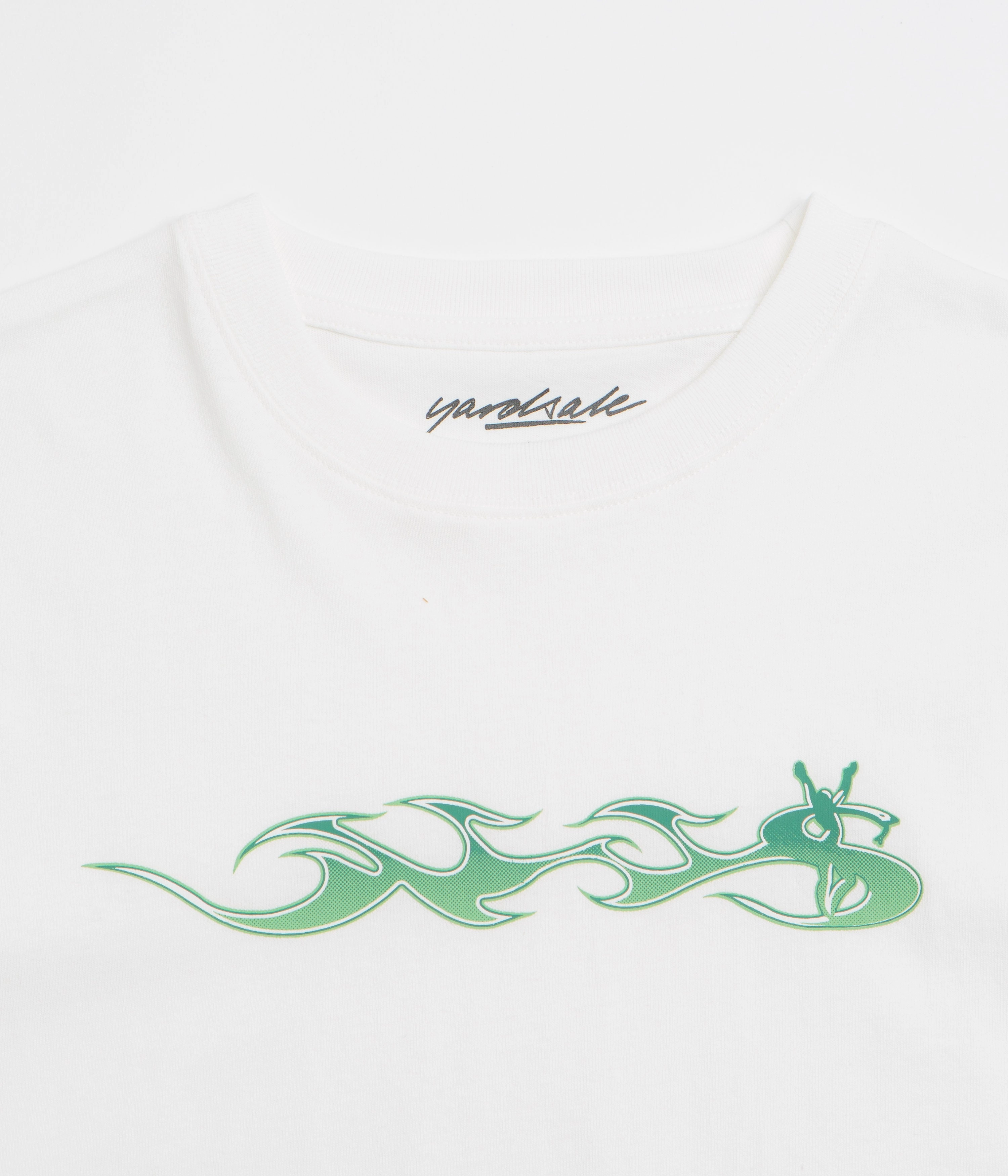 Yardsale Phantasy Flame T-Shirt - White Beaded accents