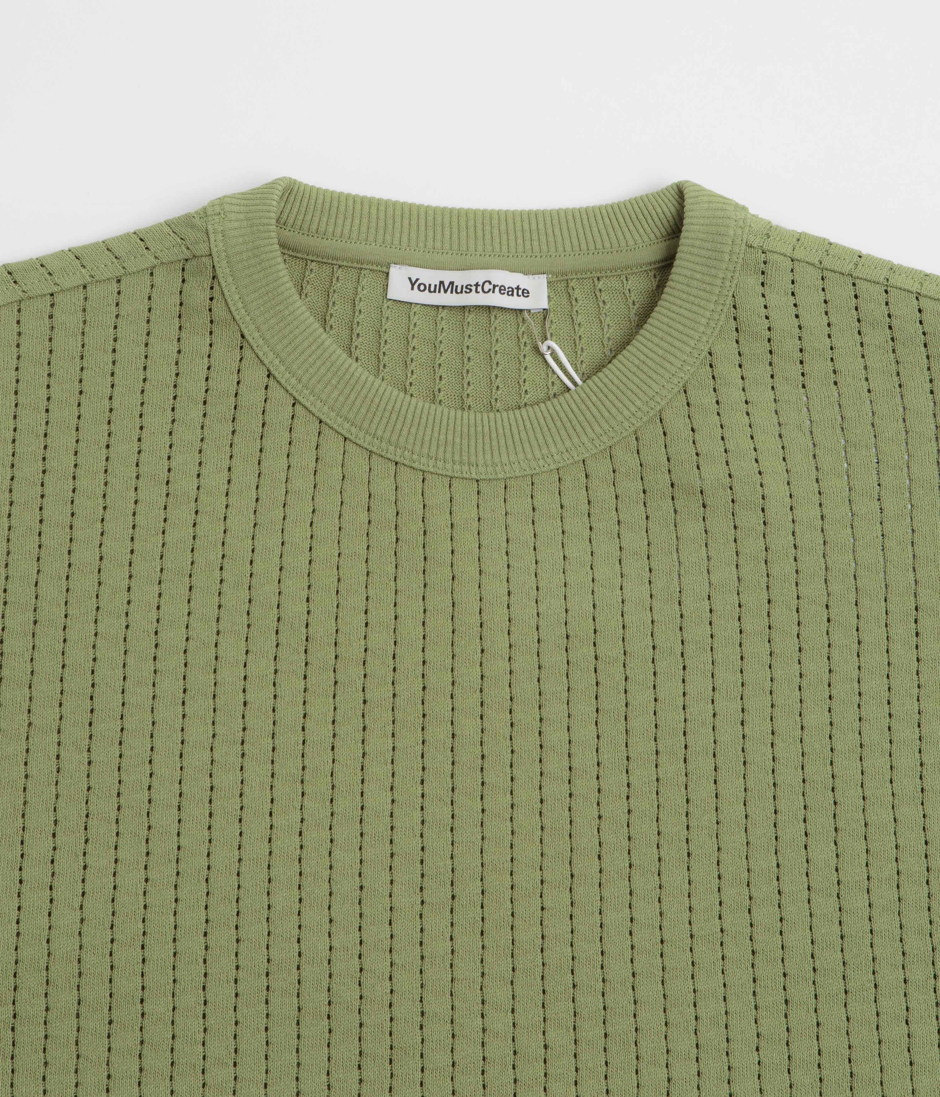 Weekend Wear YMC Fauss Crewneck Sweatshirt - Green