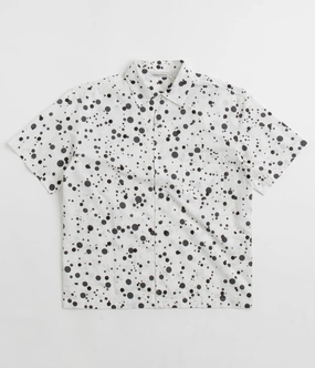 YMC Sidri Shirt - White / Black sporty wear