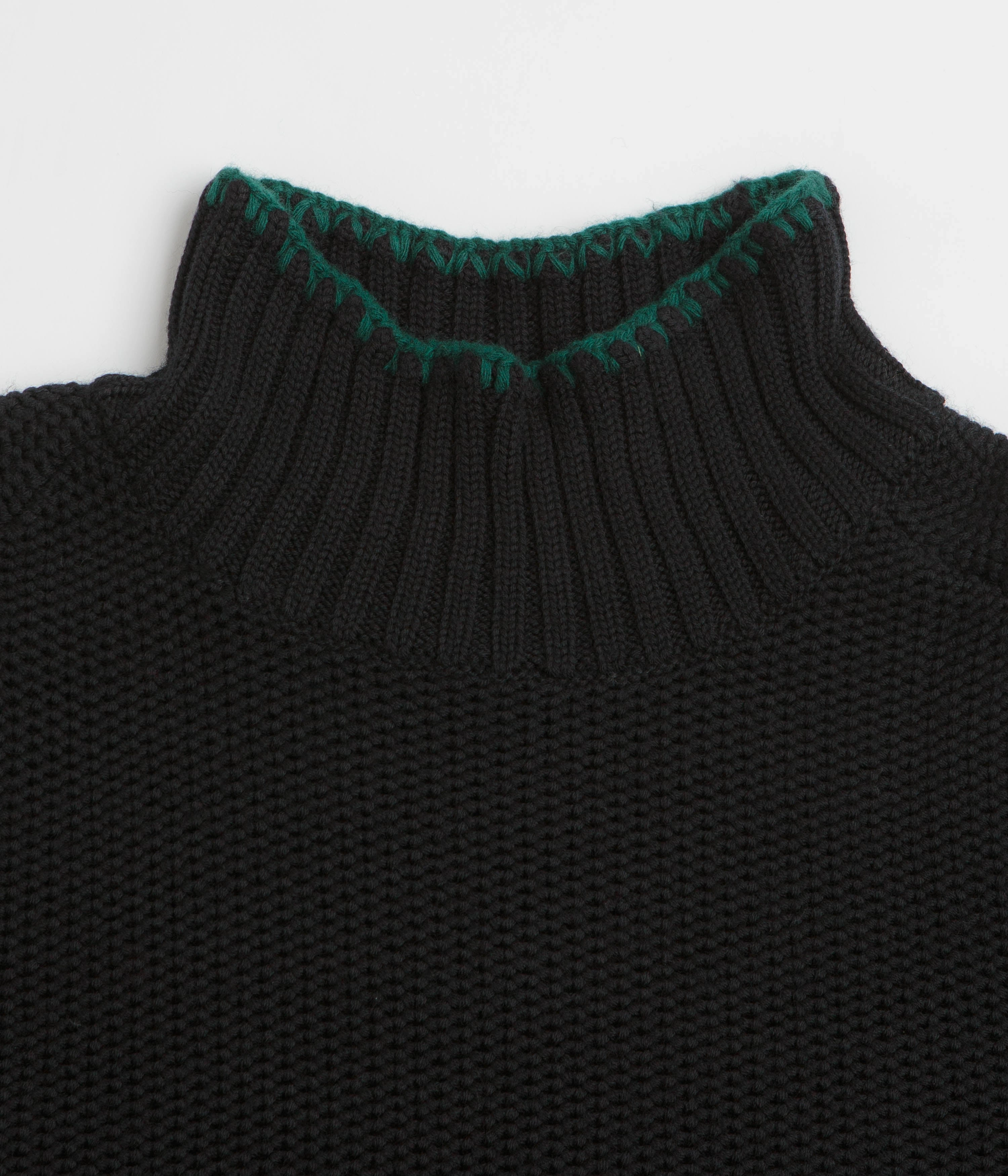 Light Color ideal for birthdays YMC Yips Knit Crewneck Sweatshirt - Black