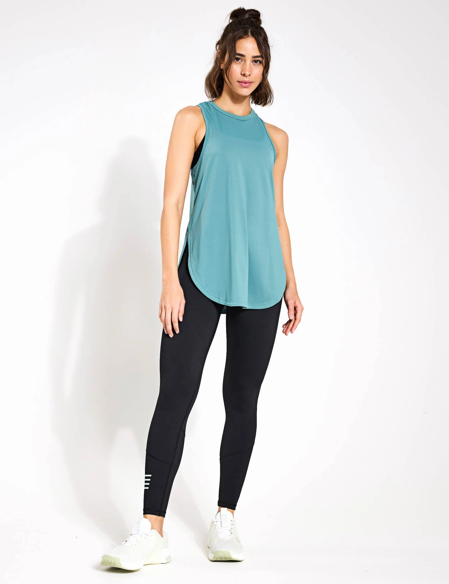 Zela Tank Top - Teal Quick Drying Fabric