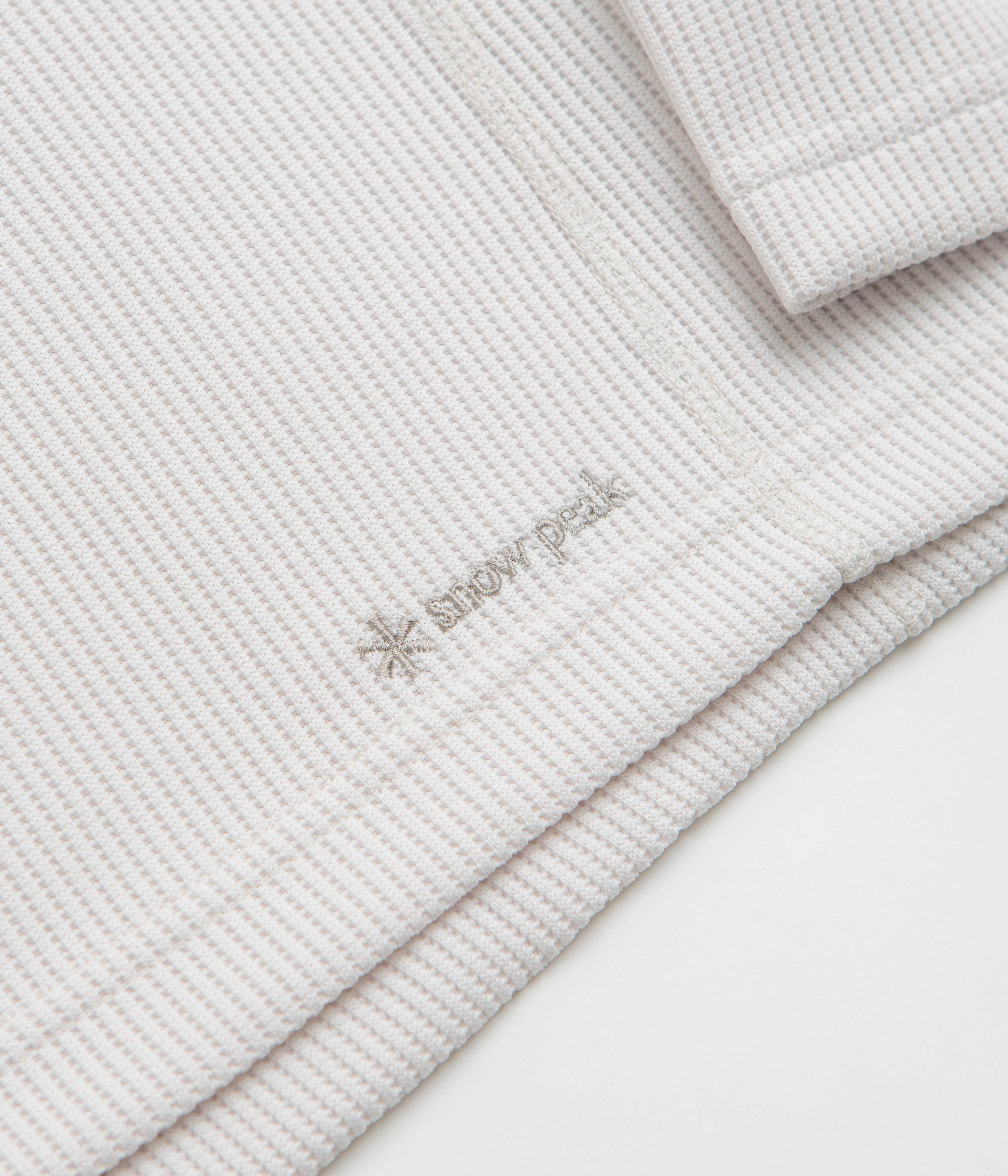 Snow Peak Dry Thermal Long Sleeve T-Shirt - Off White Dry climate