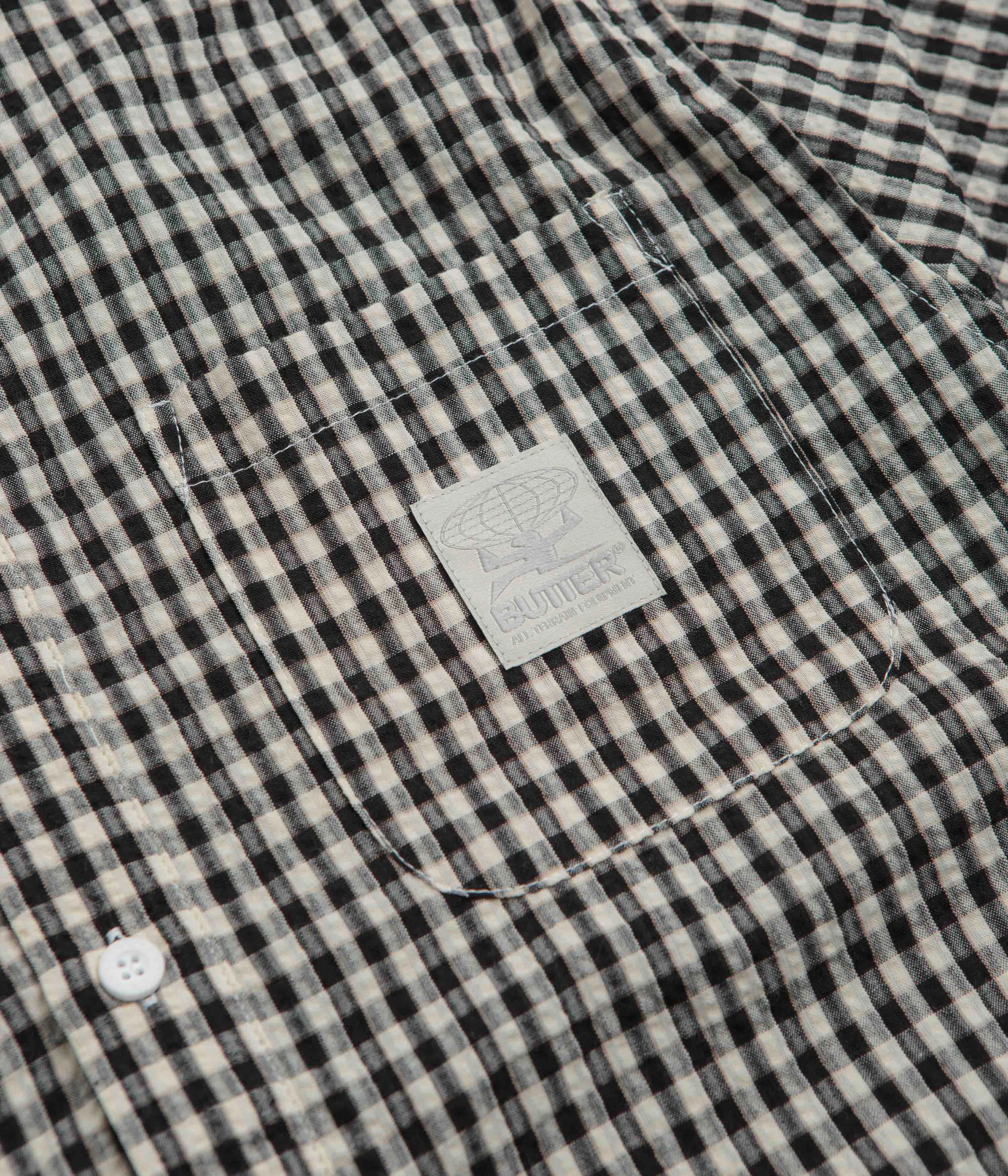 Cocktail Event Butter Goods Equipment Short Sleeve Shirt - Black