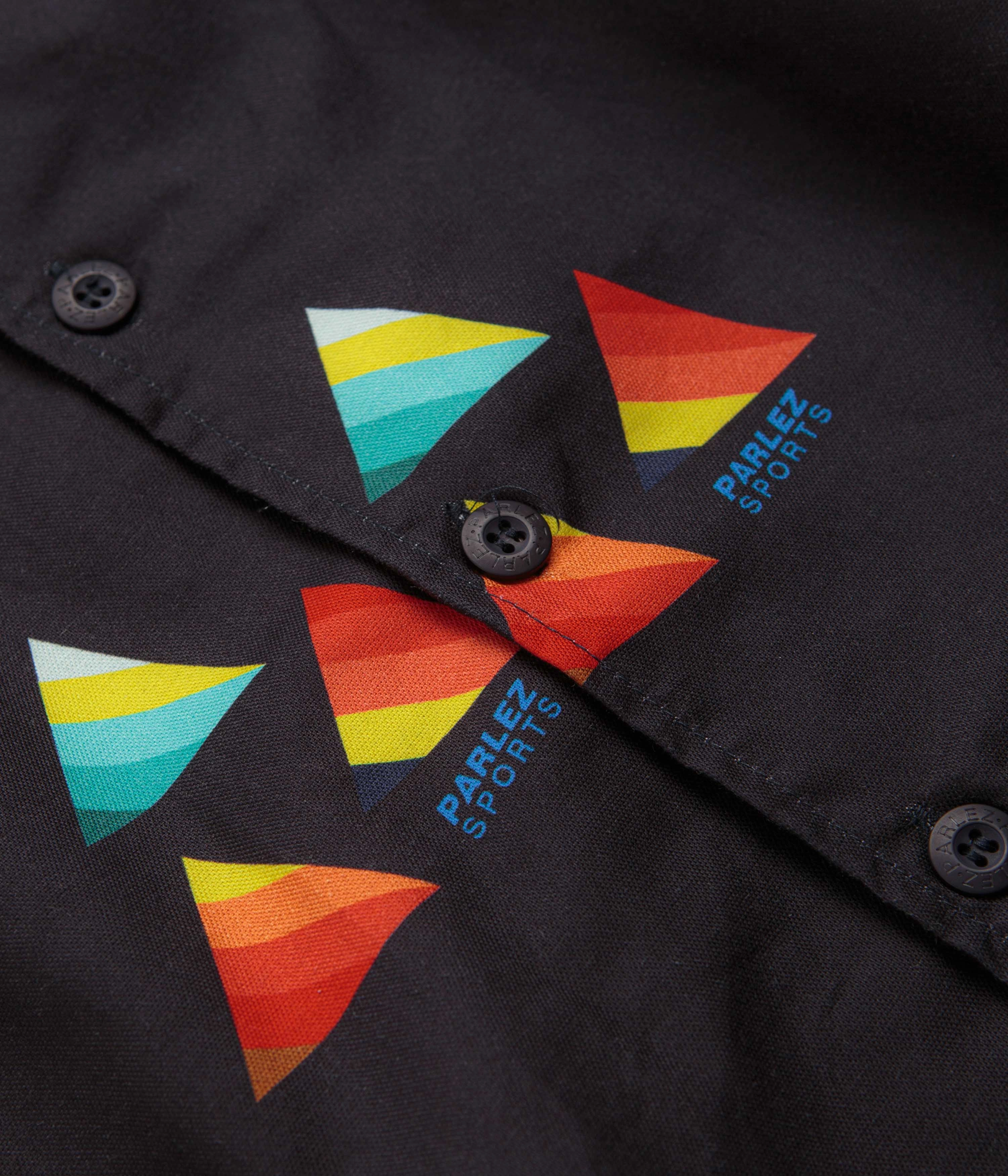 Parlez Antilles Shirt - Navy Recycled Polyester Blend Premium Comfort