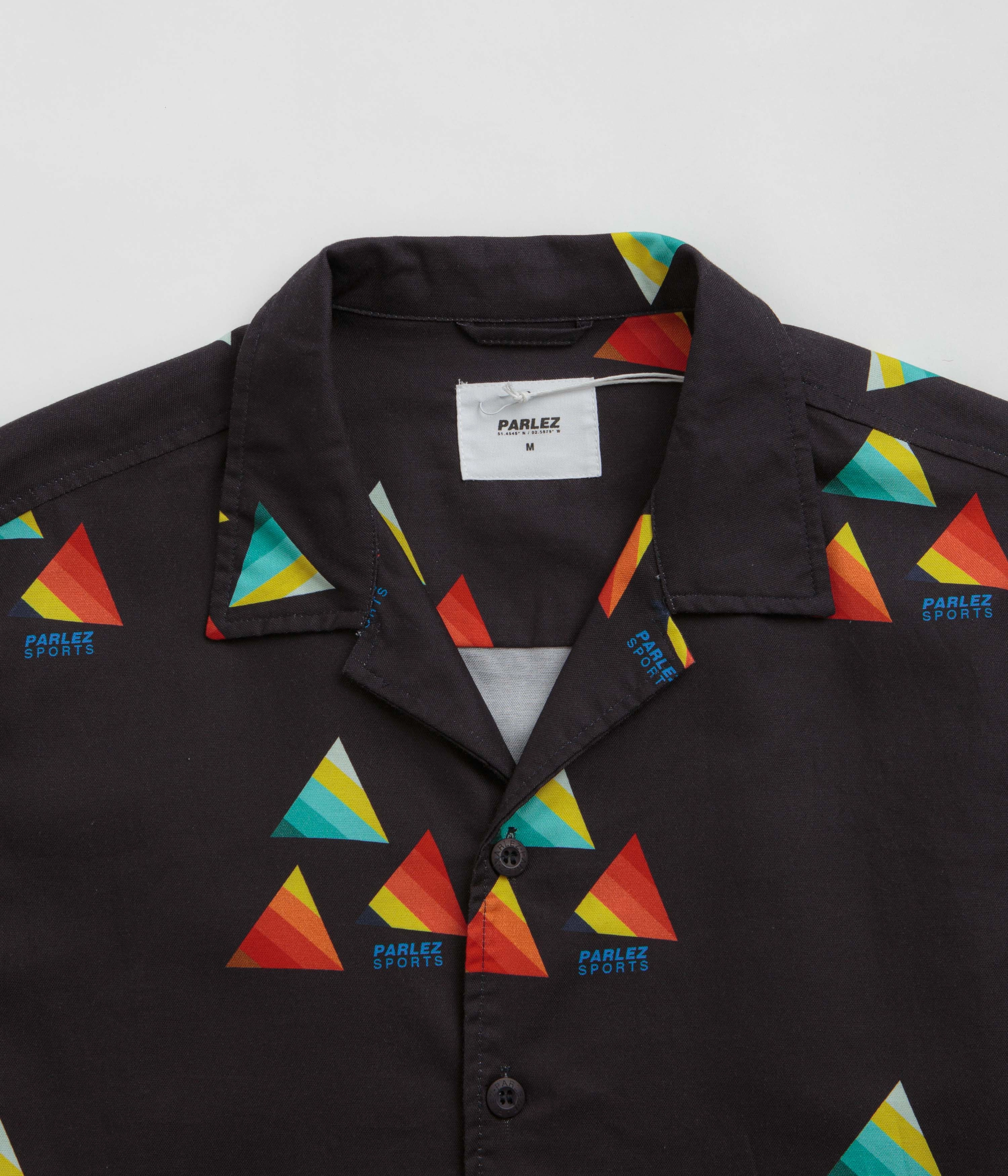 Layering Piece Holiday Style Parlez Antilles Shirt - Navy