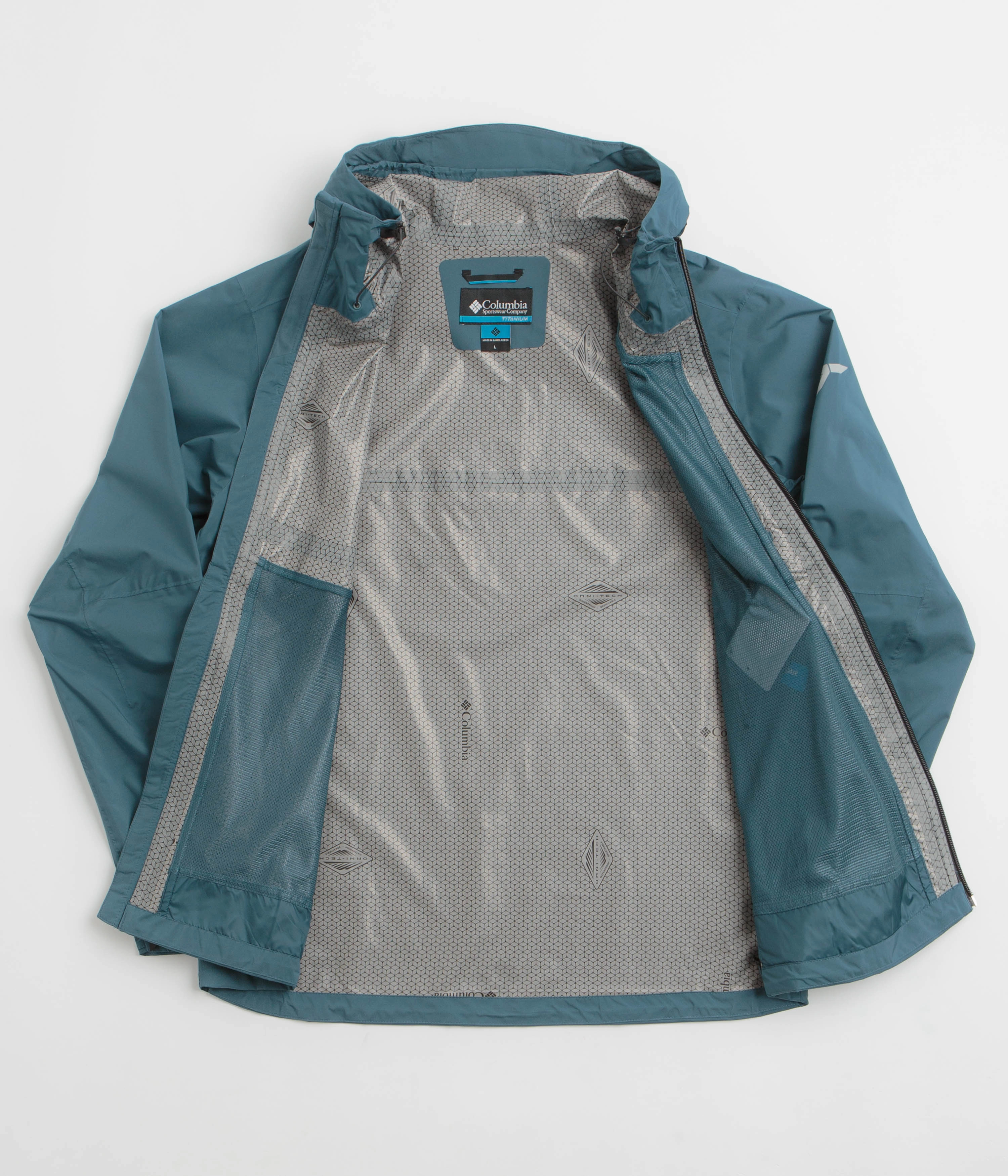 Level fitted fit Columbia Ampli-Dry II Shell Jacket - Everblue